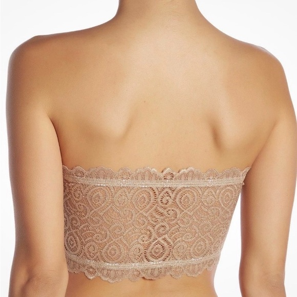 Free People Intimately Reversible Lace Bandeau Bra - Nude - Picture 4 of 9